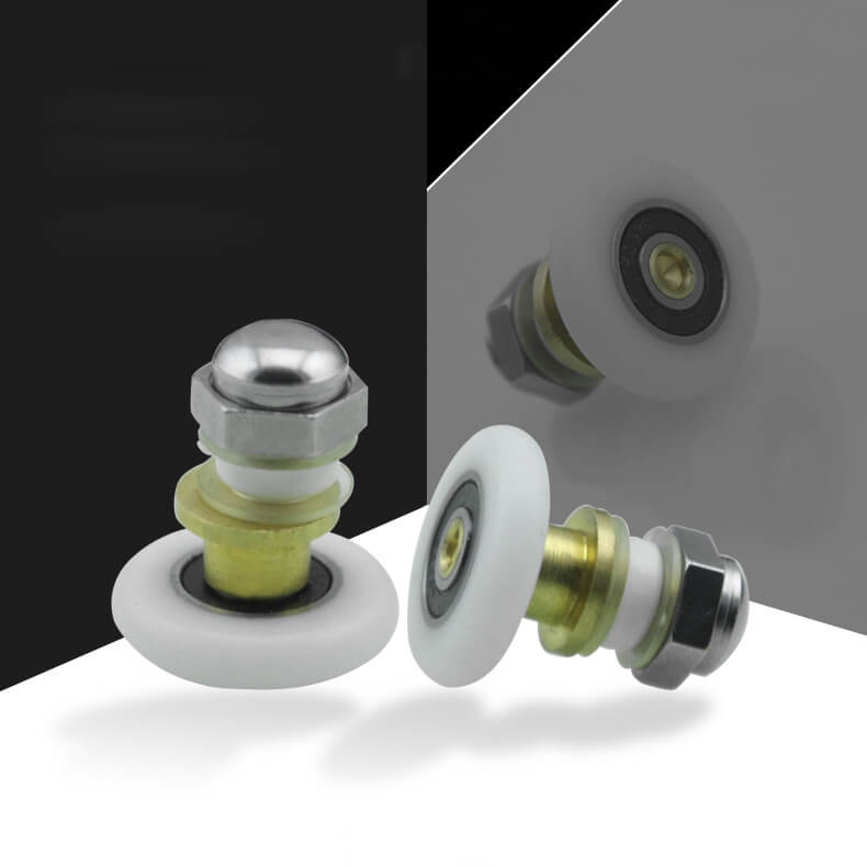 Bánh xe cửa kính trượt thanh ray - D109