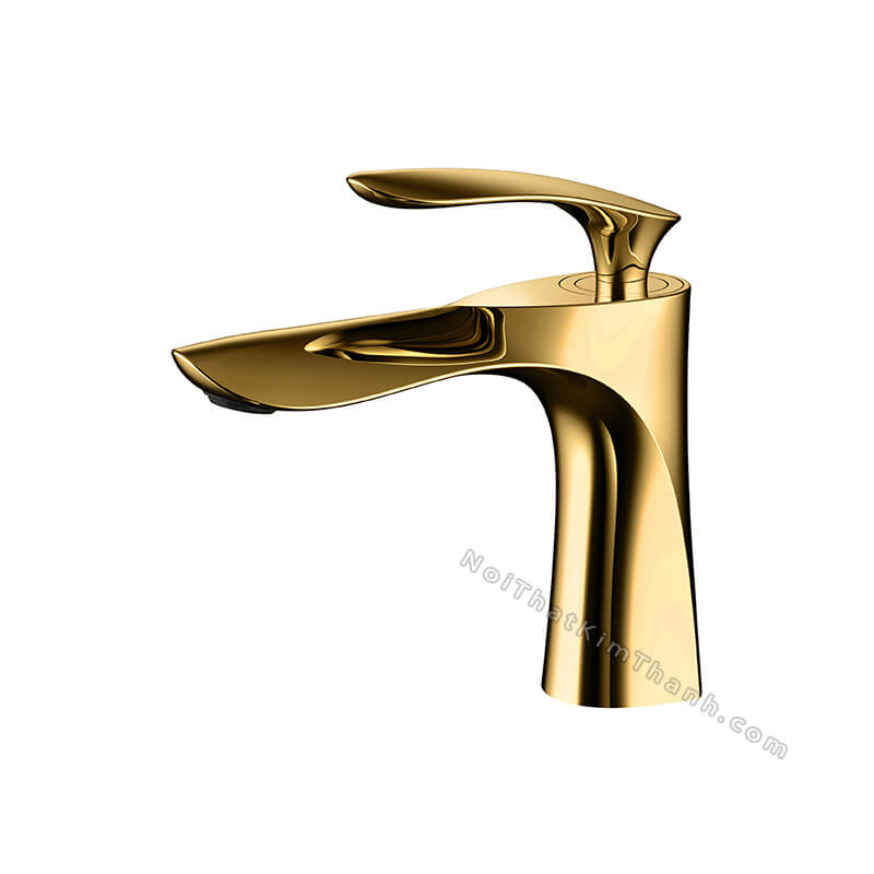 Vòi lavabo nóng lạnh màu vàng - SV33NL
