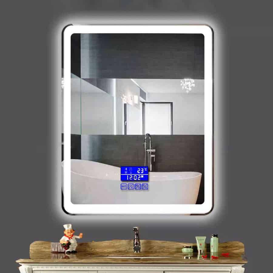 Gương phòng tắm led cảm ứng hình chữ nhật đứng - GL07