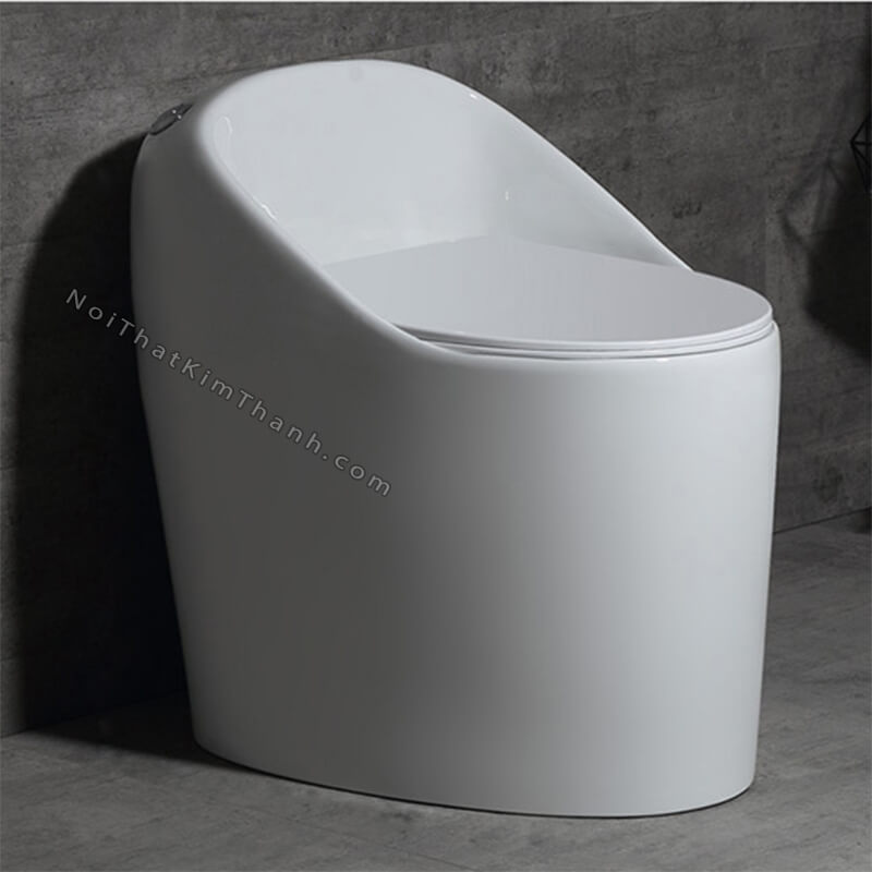 Bồn cầu trụ tròn màu trắng - BC156