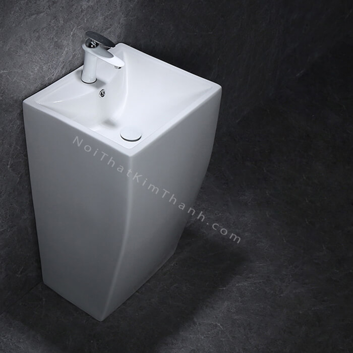 Lavabo chậu rửa mặt đứng sàn mặt vuông - LB29
