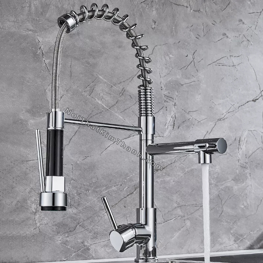 Vòi rửa chén nóng lạnh lò xo - SV103NL