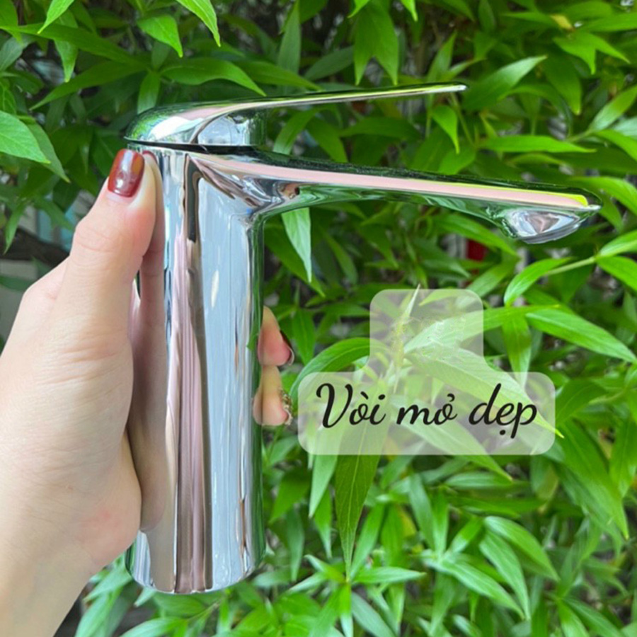 Vòi lavabo nóng lạnh mỏ dẹp - SV123NL