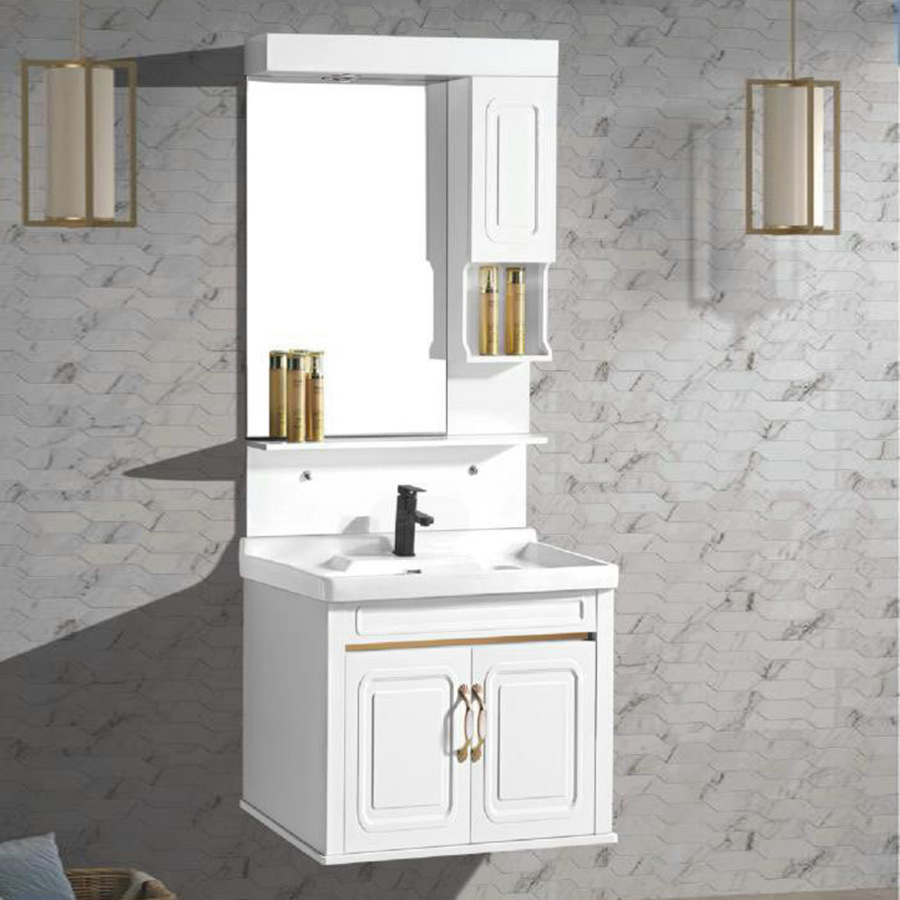Tủ lavabo màu trắng size 60 - LB158
