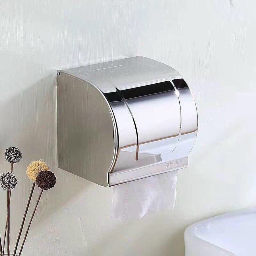 Hộp giấy vệ sinh inox - D58