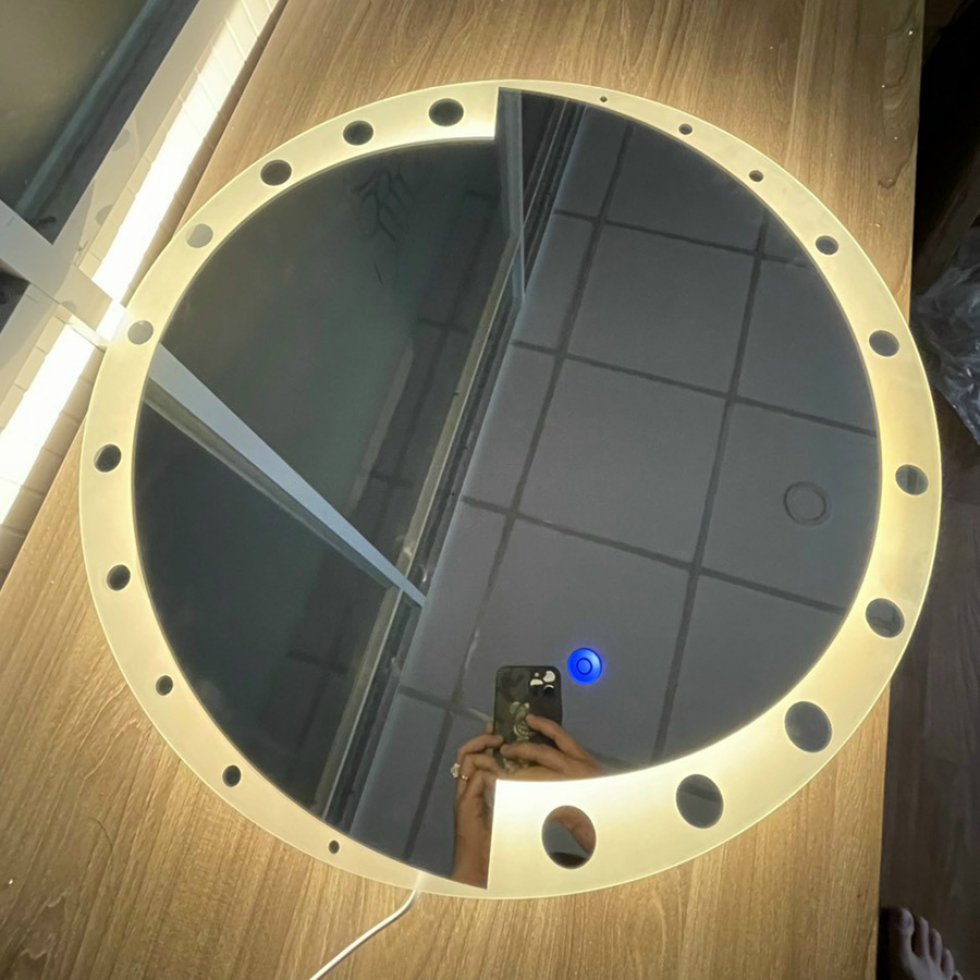 Gương tròn led cảm ứng - D638