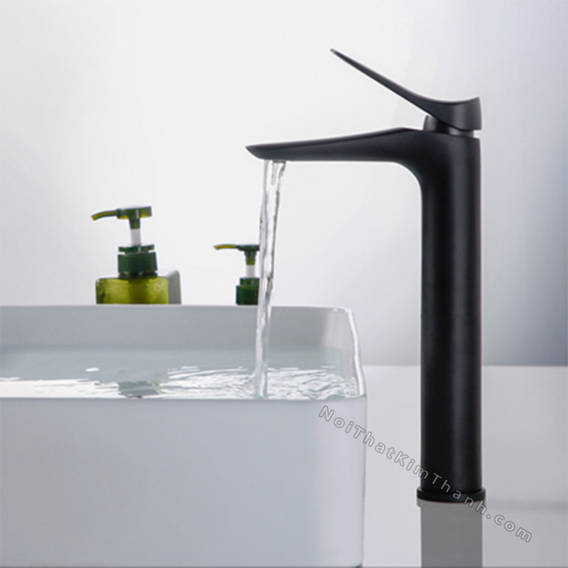 voi lavabo nong lanh mau den sv19nl 78