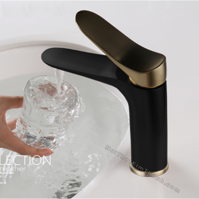 voi lavabo nong lanh mau den vang sv24nl 283