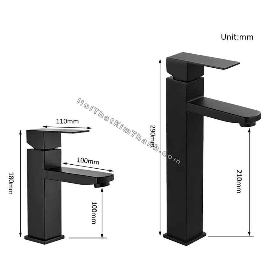 voi lavabo nong lanh vuong sv26nl 159