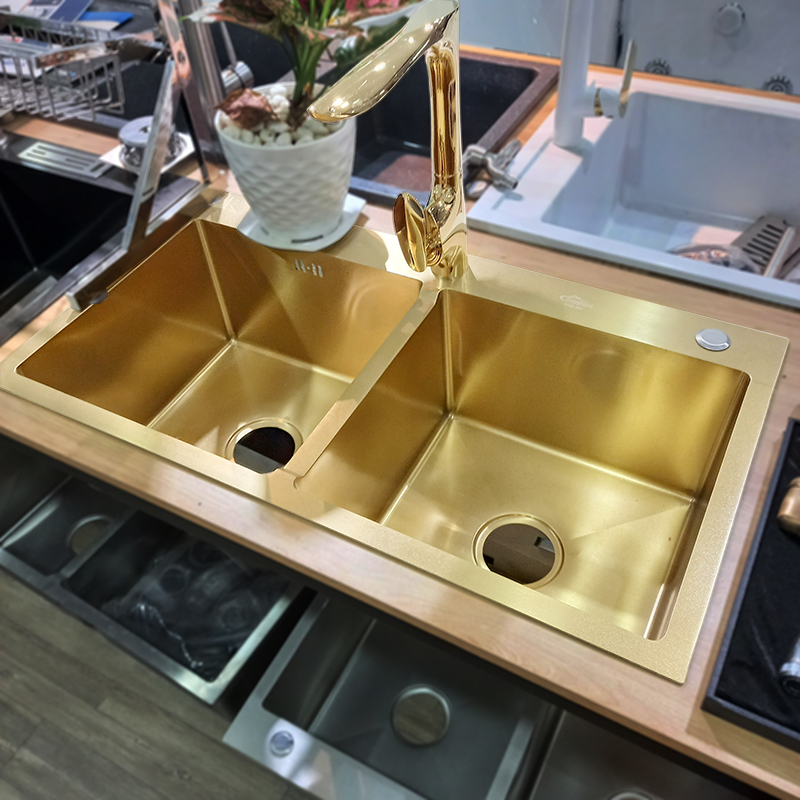 chau rua chen inox mau vang 2 hoc deu zc032 41