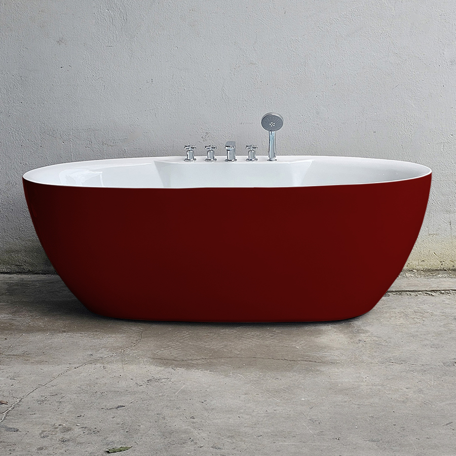 bon tam oval trung mau do bordeaux co voi bt1366 130