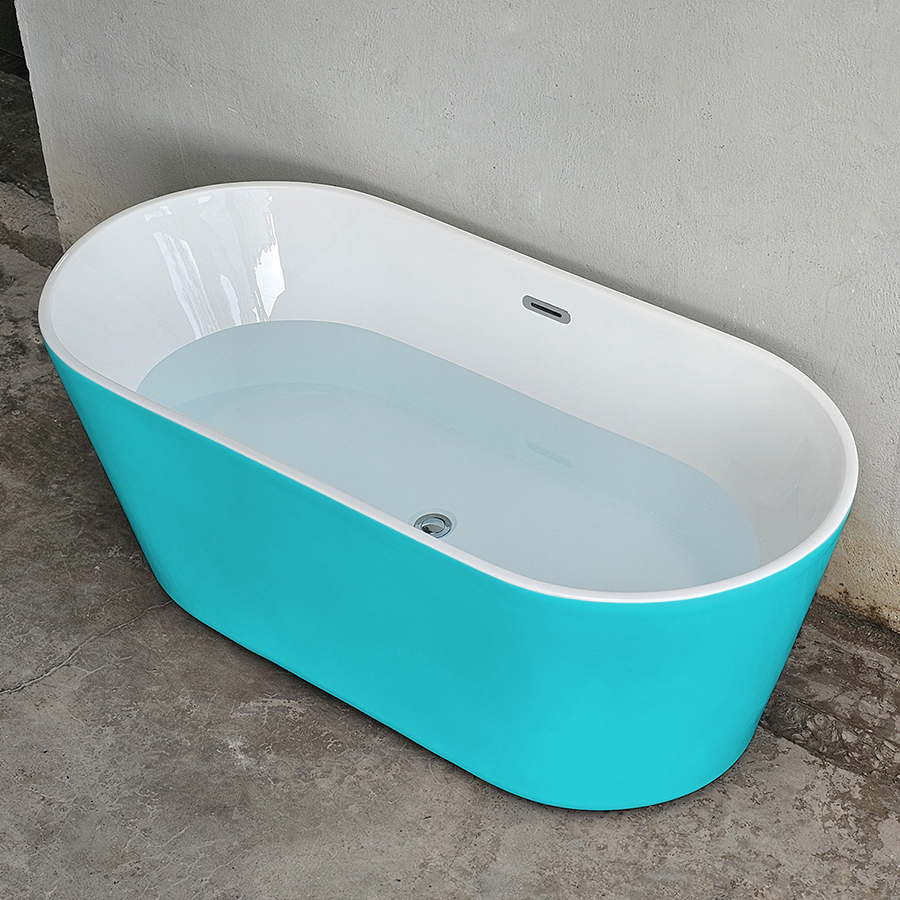 bon tam hinh oval thang mau xanh lo bt1374 150