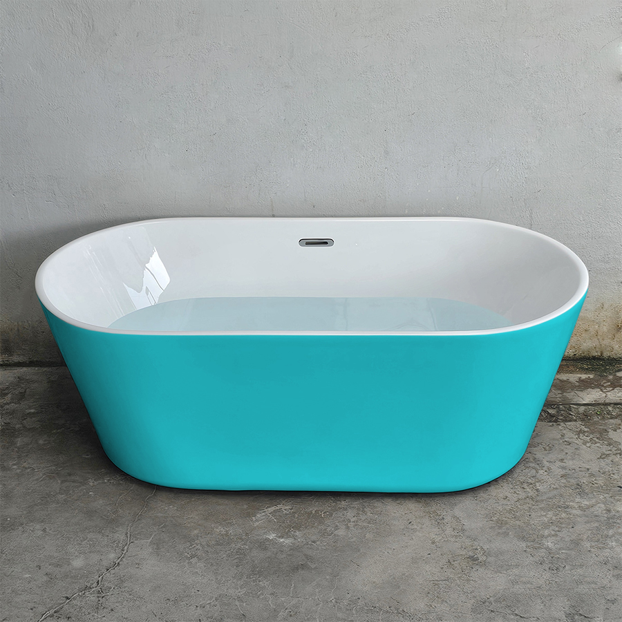 bon tam hinh oval thang mau xanh lo bt1374 75