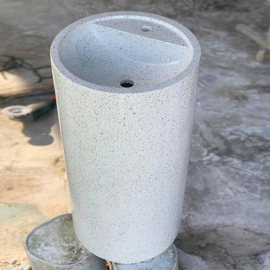 lavabo tru da terrazzo trang hat lb208 272