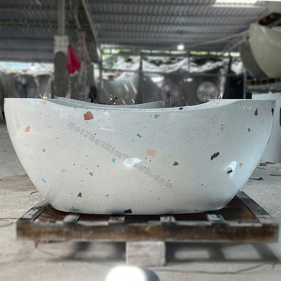 bon tam da mai terrazzo hinh thoi vang bt1423 188
